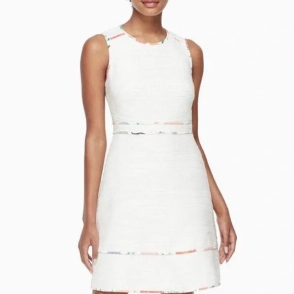 Kate Spade Blossom Trim Tweed Dress size 8 - Gorgeous! - Picture 1 of 3